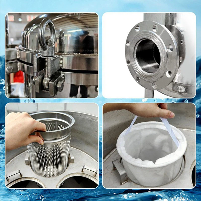 stainless steel bag filter housing